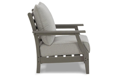 Visola Gray Outdoor Lounge Chair (Set of 2) by Ashley at Eve Furniture