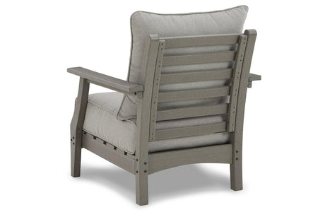 Visola Gray Outdoor Lounge Chair (Set of 2) by Ashley at Eve Furniture