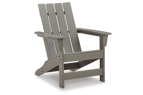 Visola Gray Adirondack Chair by Ashley at Eve Furniture