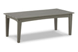 Visola Gray Outdoor Loveseat and 2 Chairs with Coffee Table by Ashley at Eve Furniture