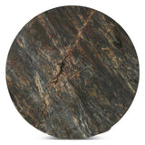 Vista 36" Coffee Table with Lava Marble and Dark Mango Base by Home Trends & Design at Eve Furniture
