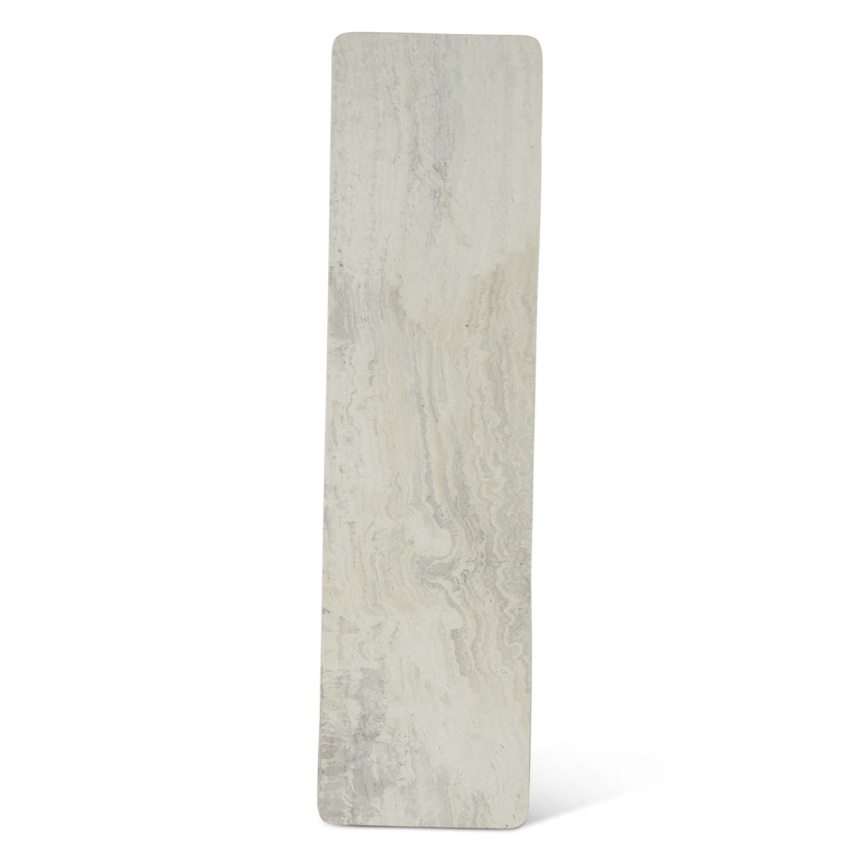 Vista 60" Console Table with White Travertine and Light Base by Home Trends & Design at Eve Furniture