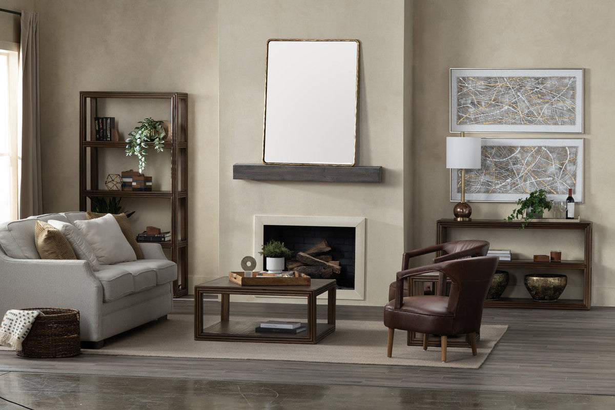 Vista Brown Cocktail Table by Crestview at Eve Furniture