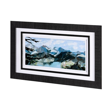 Vista I by Mercana Studio a Hand Embellished Textured Framed Art Print Matted under Glass by Mercana at Eve Furniture
