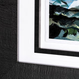 Vista I by Mercana Studio a Hand Embellished Textured Framed Art Print Matted under Glass by Mercana at Eve Furniture