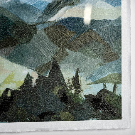 Vista I by Mercana Studio a Hand Embellished Textured Framed Art Print Matted under Glass by Mercana at Eve Furniture