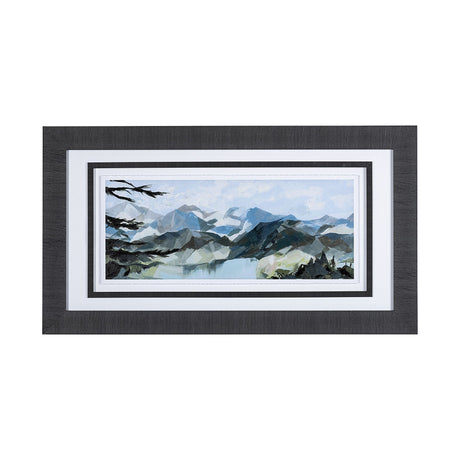 Vista I by Mercana Studio a Hand Embellished Textured Framed Art Print Matted under Glass by Mercana at Eve Furniture