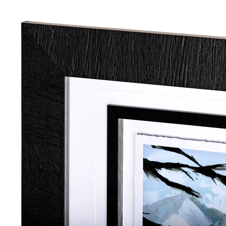 Vista II by Mercana Studio a Hand Embellished Textured Framed Art Print Matted under Glass by Mercana at Eve Furniture