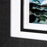 Vista II by Mercana Studio a Hand Embellished Textured Framed Art Print Matted under Glass by Mercana at Eve Furniture