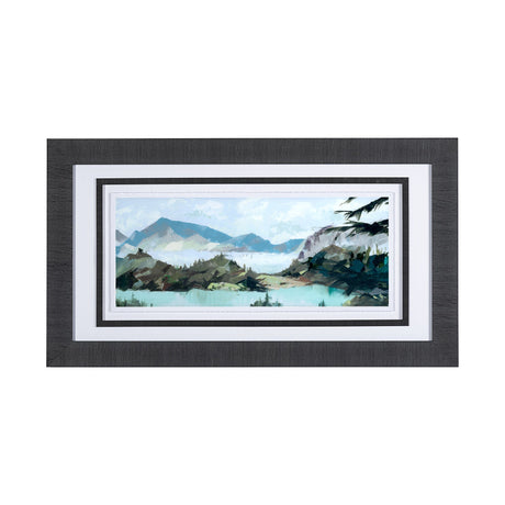 Vista II by Mercana Studio a Hand Embellished Textured Framed Art Print Matted under Glass by Mercana at Eve Furniture