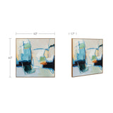 Vitality Multicolor Framed Painting by MOES at Eve Furniture