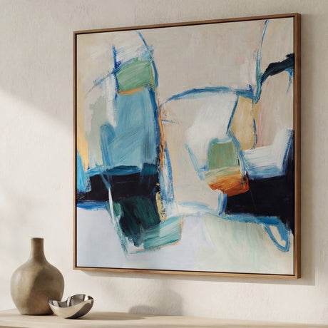 Vitality Multicolor Framed Painting by MOES at Eve Furniture