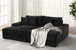Vive Black Chaise Lounge by Happy Homes at Eve Furniture