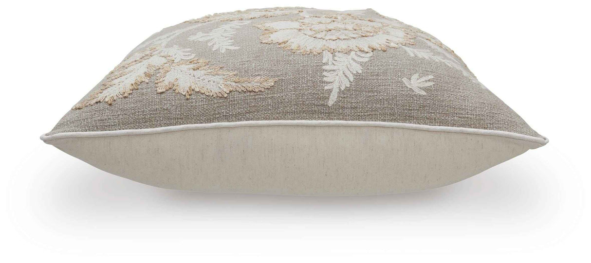 Viveka Brown/Beige Pillow by Ashley at Eve Furniture