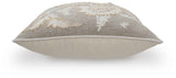 Viveka Brown/Beige Pillow by Ashley at Eve Furniture