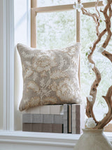 Viveka Brown/Beige Pillow by Ashley at Eve Furniture