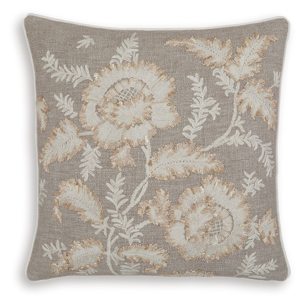 Viveka Brown/Beige Pillow (Set of 4) by ASHLEY FURNITURE at Eve Furniture