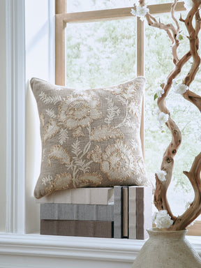 Viveka Brown/Beige Pillow (Set of 4) by ASHLEY FURNITURE at Eve Furniture