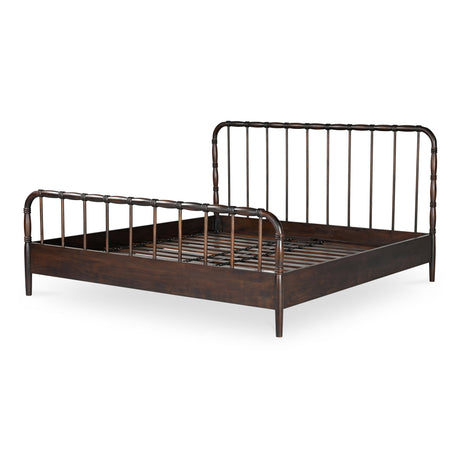 Vivian Brown Bed Queen by MOES at Eve Furniture