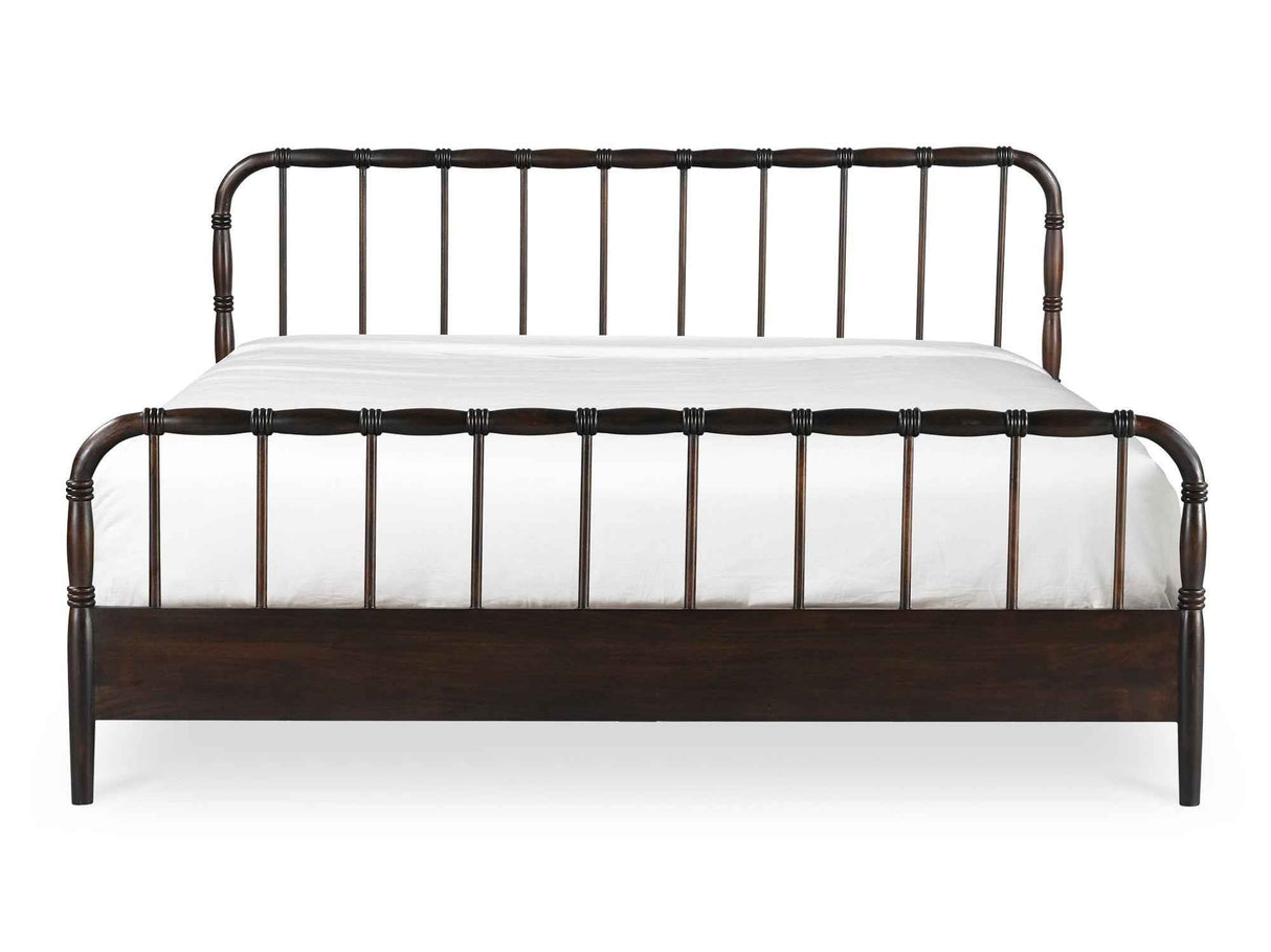 Vivian Brown Bed Queen by Moe's Home at Eve Furniture