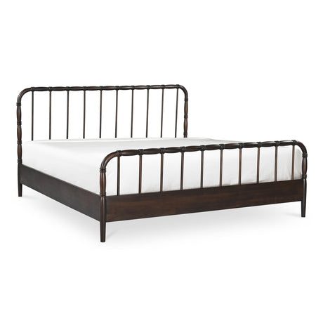 Vivian Brown King Bed by MOES at Eve Furniture