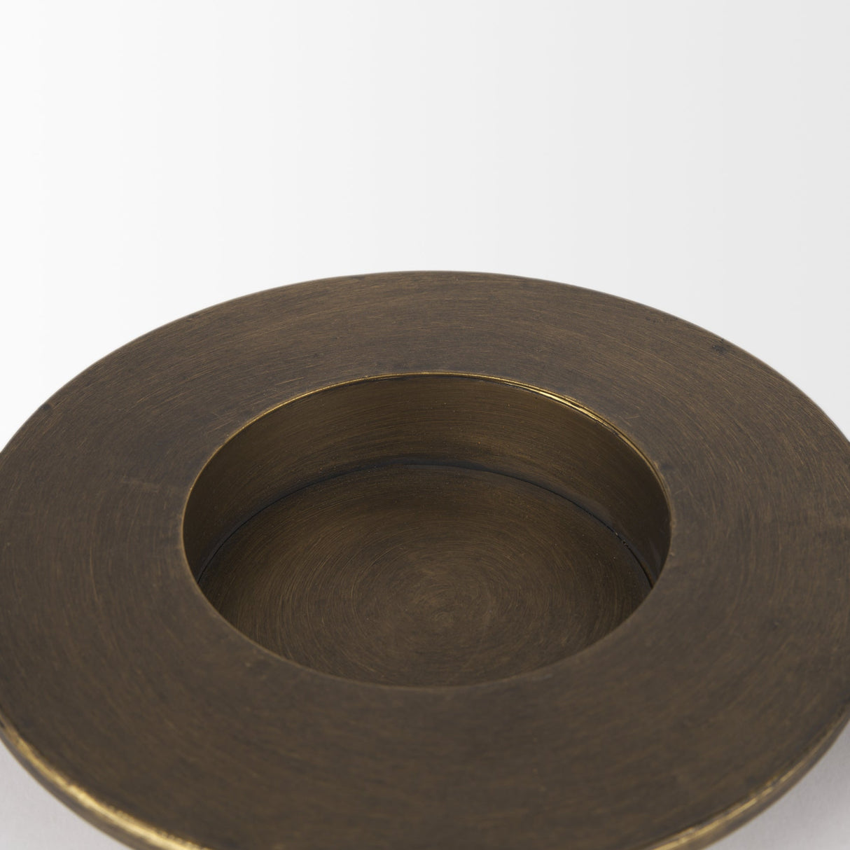 Vivian Gold Metal and Glass Hurricane Candle Holder (Set of 2) by Mercana at Eve Furniture