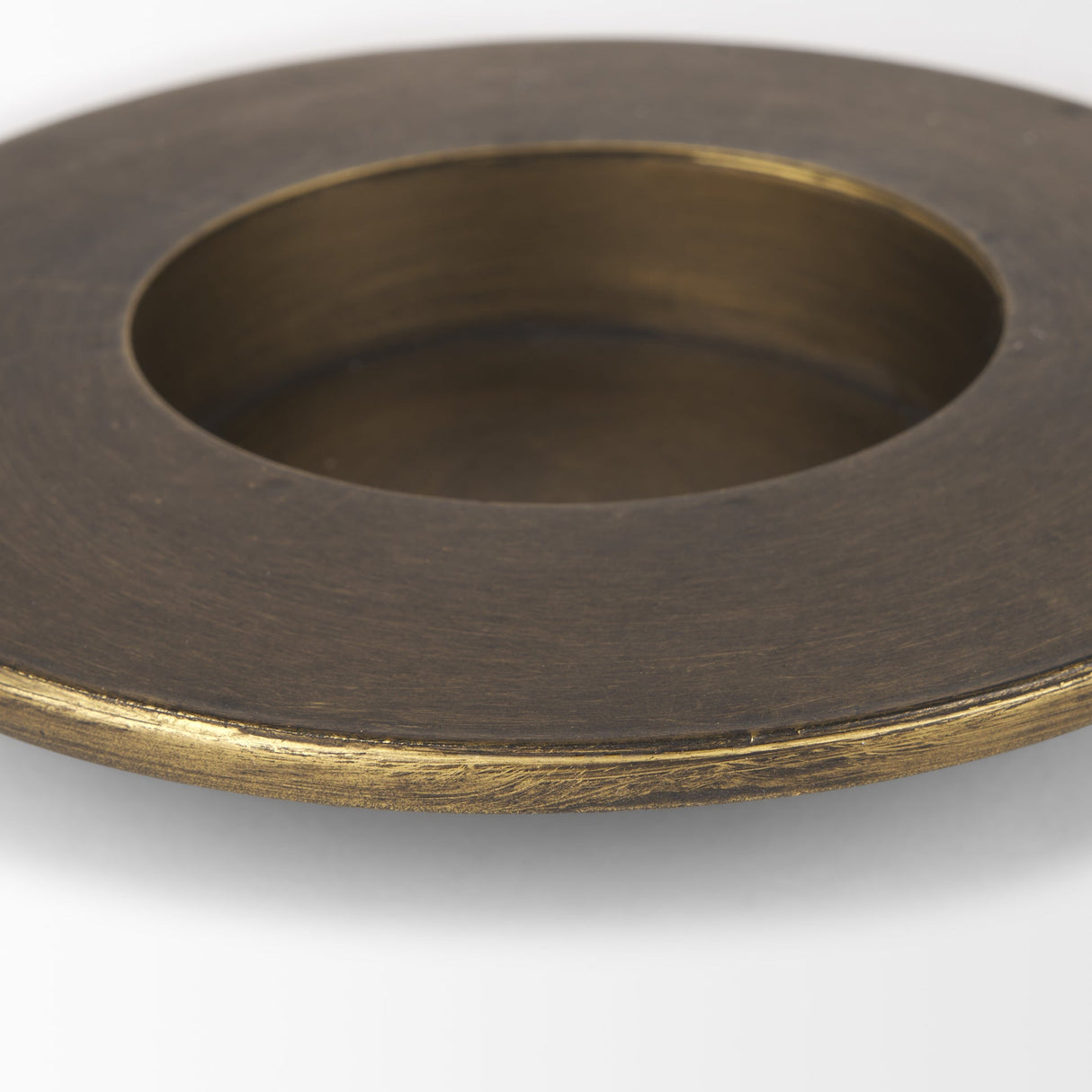 Vivian Gold Metal and Glass Hurricane Candle Holder (Set of 2) by Mercana at Eve Furniture