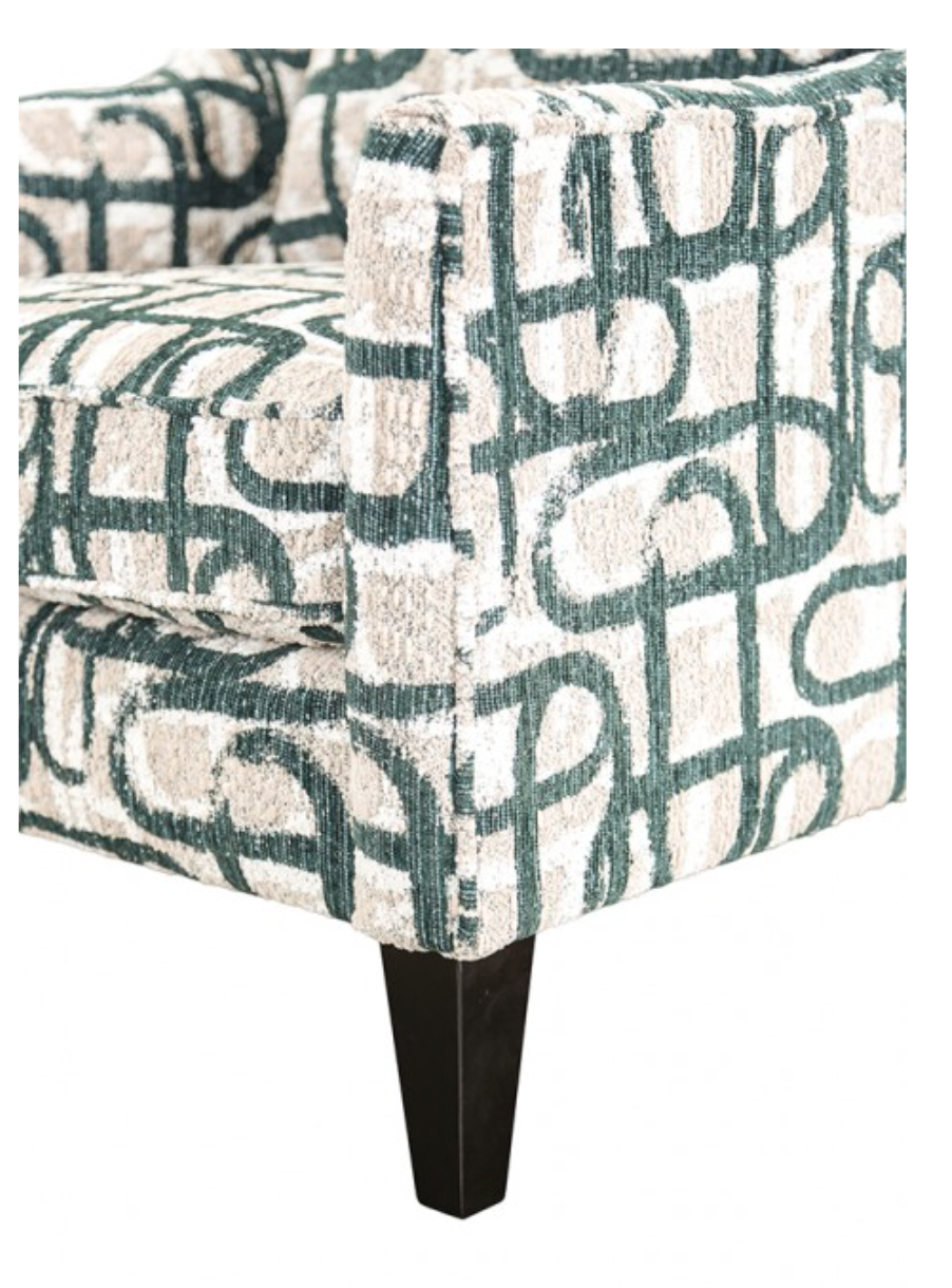 Viviani Light Brown/Taupe Accent Chair, Pattern by Furniture of America at Eve Furniture