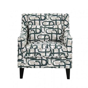 Viviani Light Brown/Taupe Accent Chair, Pattern by Furniture of America at Eve Furniture