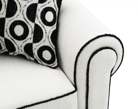 Viviani White Sofa by Furniture of America at Eve Furniture
