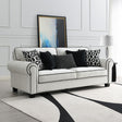 Viviani White Sofa by Furniture of America at Eve Furniture