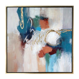 Vivid 1 Blue/Red Canvas by Crestview at Eve Furniture
