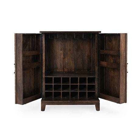 Vivienne Bar Cabinet - Bark Brown by Classic Home at Eve Furniture