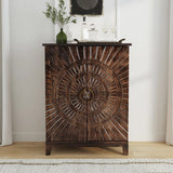 Vivienne Bar Cabinet - Bark Brown by Classic Home at Eve Furniture
