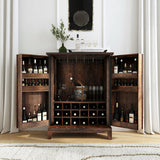 Vivienne Bar Cabinet - Bark Brown by Classic Home at Eve Furniture