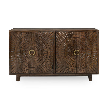 Vivienne Bark Brown 4 Door Buffet by Classic Home at Eve Furniture