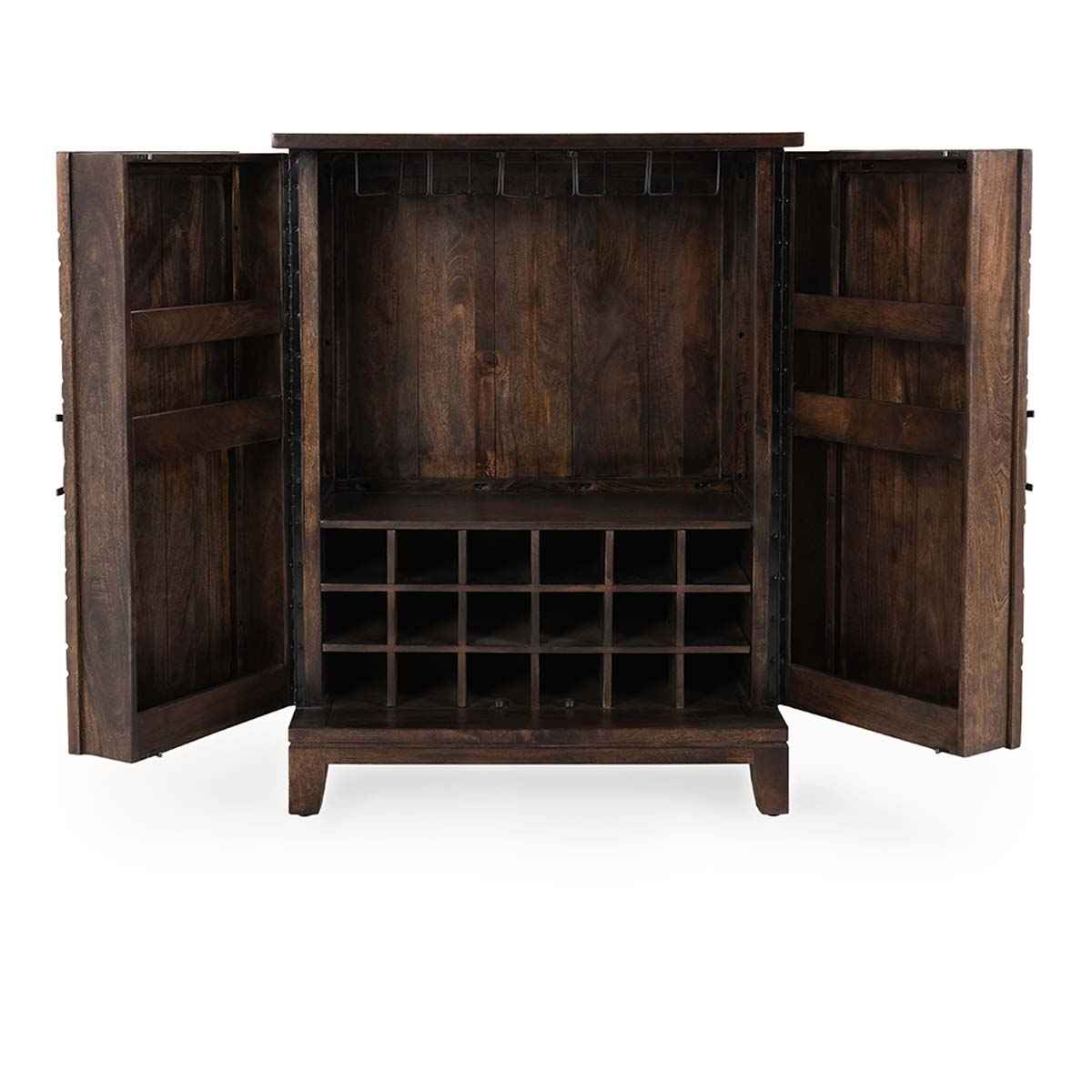 Vivienne Dark Brown Bar Cabinet by Classic Home at Eve Furniture
