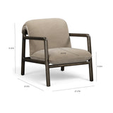 Vivienne Upcycled Performance Velvet Accent Chair by TOV Furniture at Eve Furniture