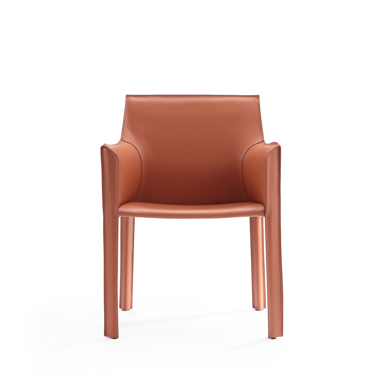 Vogue Arm Chair in Clay by Manhattan Comfort at Eve Furniture