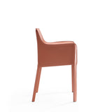 Vogue Arm Chair in Clay by Manhattan Comfort at Eve Furniture