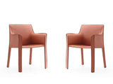 Vogue Arm Chair in Clay (set of 2) by Manhattan Comfort at Eve Furniture