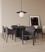 Vogue Arm Chair in Grey by Manhattan Comfort at Eve Furniture