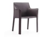 Vogue Arm Chair in Grey by Manhattan Comfort at Eve Furniture
