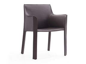 Vogue Arm Chair in Grey by Manhattan Comfort at Eve Furniture