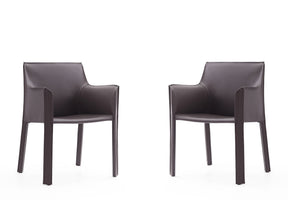 Vogue Arm Chair in Grey (set of 2) by Manhattan Comfort at Eve Furniture