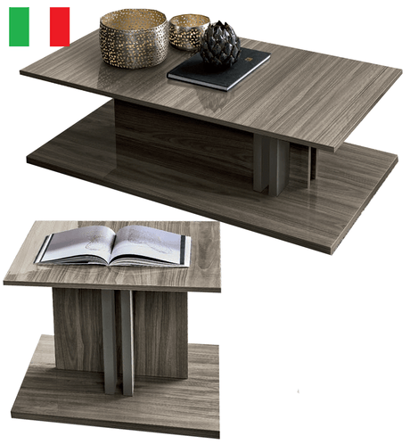 Volare Coffee table & End table GREY by ESF Furniture at Eve Furniture