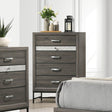 Voleta Gray Chest by Furniture of America at Eve Furniture