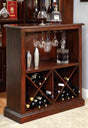 Voltaire Dark Cherry Standing Bar Table by Furniture of America at Eve Furniture