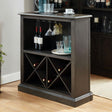 Voltaire Gray Standing Bar Table by Furniture of America at Eve Furniture