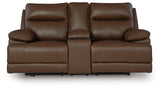 VonRyan Tobacco Power Reclining Living Room Set by Ashley at Eve Furniture